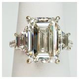 Reverieï¿½ 14K W/G 5.10CT Lab Grown Diamond