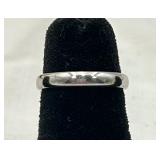 Platinum Tiffany & Co. Wedding Band, Size 5.5