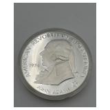 American Revolution Bicentennial John Adams Medal