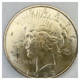 1922 Uncirculated Peace Dollar