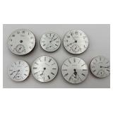 7 Vtg & Antique Waltham Pocket Watch Movements