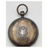 Bernard Jacot Sterling Pocket Watch 19th Century