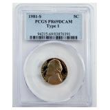 1981-S Jefferson Nickel