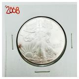 2008 American Silver Eagle Silver Coin