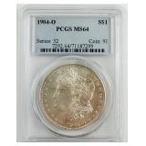 1904-O Morgan Silver Dollar PCGSMS64