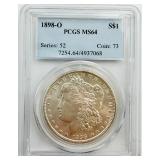 1898-O Morgan Silver Dollar PCGSMS64