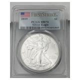 2019  American Silver Eagle 1st Strike