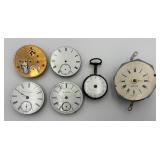 6 Antique & Vintage Pocket Watch Movements