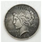 1923-D Peace Silver Dollar