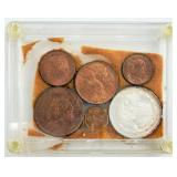 1959-1960 Estados Unidos Mexicanos 6 Coin Set