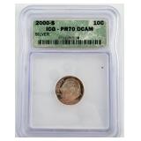 2000-S Roosevelt Dime 90% Silver