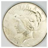 1924 Uncirculated Peace Dollar