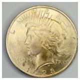 1923 Uncirculated Peace Dollar