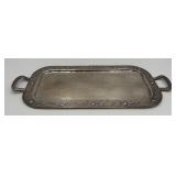 900 Silver Floral Tray