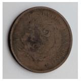 1867 2 Cent Coin