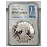 2018-W American Silver Eagle First Day of Issue