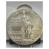 1986 Statue of Liberty Ellis Island Silver Dollar