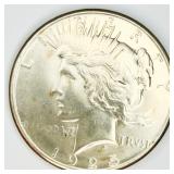 1925 Uncirculated Peace Dollar