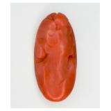 Vintage Coral Cameo