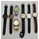 Lot of 7 Various Unisex Watches