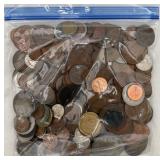 3 Pound Bag of ANTQ & VTG Foreign Coins