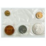 1965 Estados Unidos Mexicanos 5 Coins Set