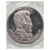 1990 Andrew Jackson 240 Grains (1/2 Troy oz)