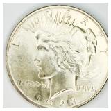 1923 Uncirculated Peace Dollar