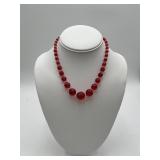 16ï¿½ Vintage Graduated Costume Necklace