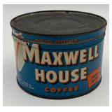 Vtg. Maxwell House Coffee Tin