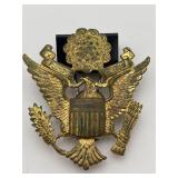 World War II Army Officerï¿½s Visor Cap Insignia