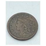 1838 US Coronet Head Large Cent Copper Penny