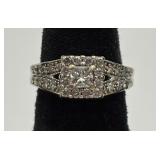 14K White Gold & 1.25ct Diamond Ring