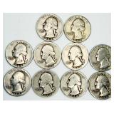 10 1944 Washington Quarters 90% Silver