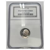 1987-S Roosevelt Dime NGC-PF69 Ultra Cameo