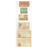 VTG Foreign Cinq (5) Francs Banknotes
