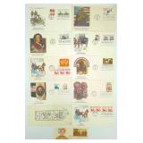 10 1983 FDCs & 1951 Post Dispatch Comic