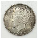 1922-D Peace Silver Dollar