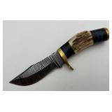 Hand-made Damascus Steel Hunting Knife