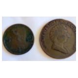 2 ANTQ Skillings 1840 & 1842