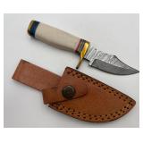 Handmade Damascus Steel Hunting Knife