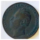 1861 Sweden 2 Ore Qustass