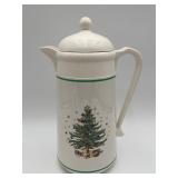 Vtg Nikko "Christmastime" Thermal Vacuum Carafe