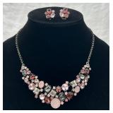 "Premier Design" Necklace & Ear Clip Set