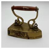 Antique Brass Slug Iron