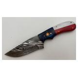 Handmade "Texas Pride" Damascus Steel Knife