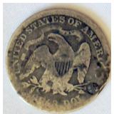 1875 Seated Liberty Quarter 90% Silver