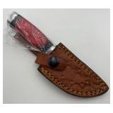 Handmade Damascus Steel Hunting/Skinning Knife