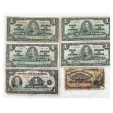 1900-1937 Canadian Foreign Currency