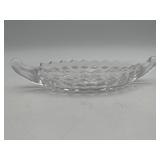 Vtg Fostoria American Clear Relish Dish